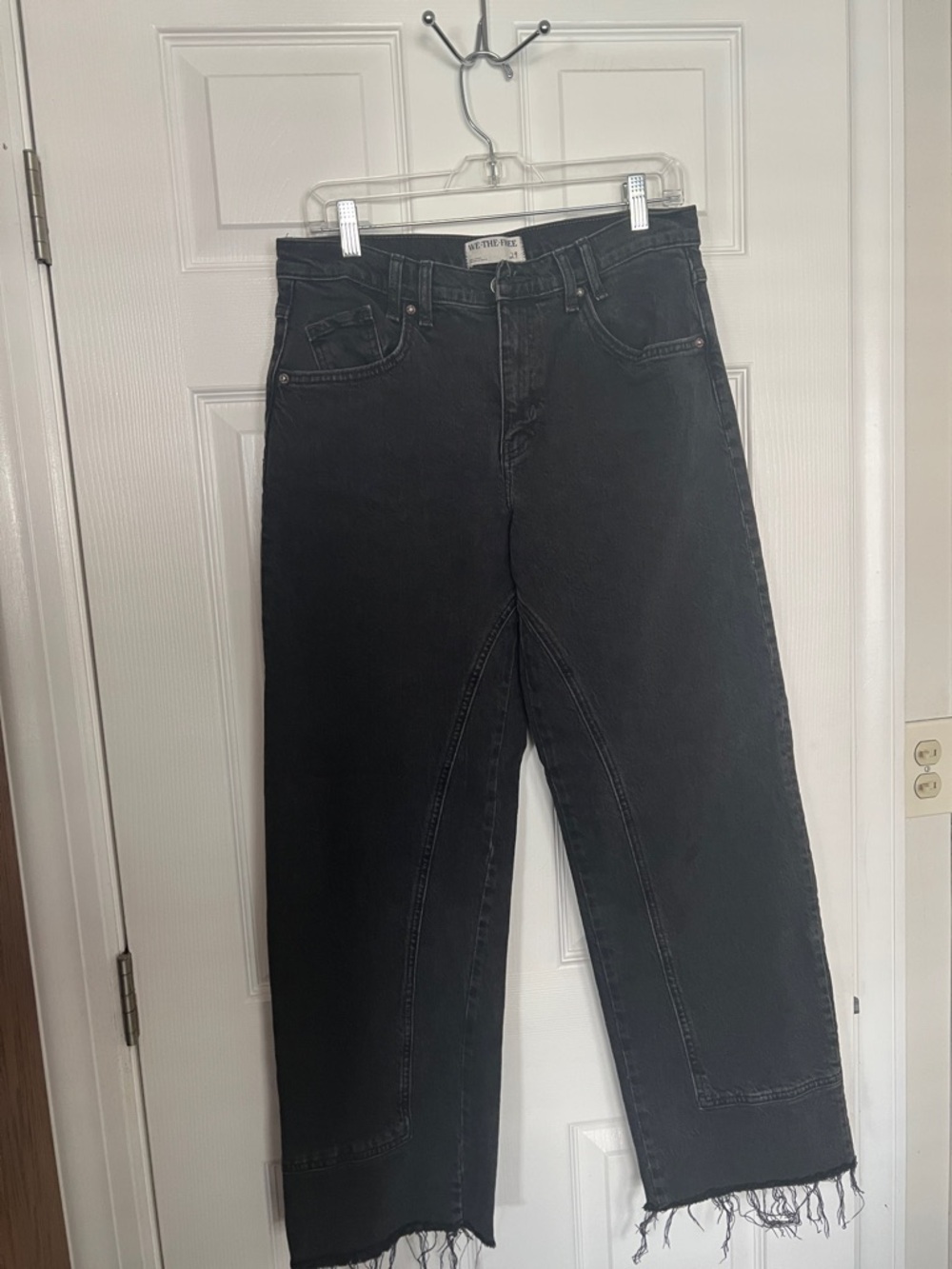 Free People We The Free Black High-Rise Jeans